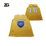 Yellow Basketball Jersey Team Wear