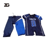 American Football Dyed Color Uniform