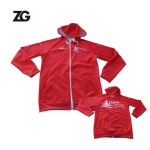 Red Full Zipper Hoodies