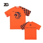 Orange Design Soccer Jersey