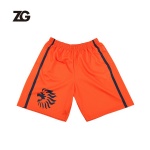 Orange Design Soccer Shorts