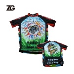 Custom Colorful Cycling Sublimated Shirts