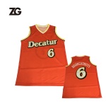 Red Design Basketball Jersey