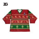 Christmas Design Hockey Jersey and socks