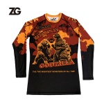 All Over Sublimation Printing Compression Wear Godzilla Design